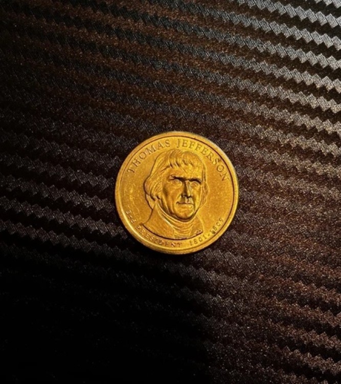 2007-P トーマス・ジェファーソン大統領記念ドル硬貨 - BU