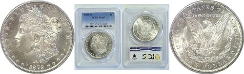 1879-S モルガン・ダラー PCGS MS-67