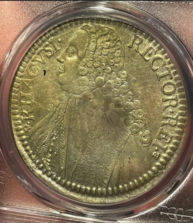 1767 GB-DM トール PCGS AU 58 ラグーザ D-1639 記念銀貨