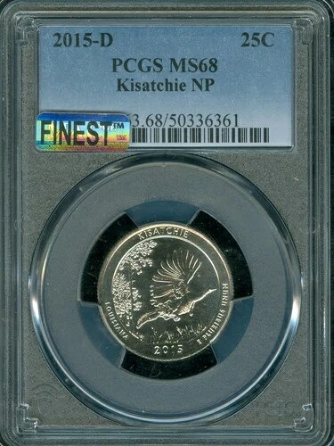 2015 D キサッチー クォーター PCGS MS68 PQ MAC FINEST & MAC SPOTLESS 6361 。｜WORLD RESOURCE【KING店】