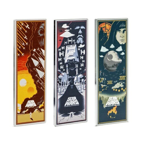 2025年 スター・ウォーズ? オリジナル・トリロジー コンプリートセット 3オンス シルバープルーフコイン｜WORLD RESOURCE【KING店】