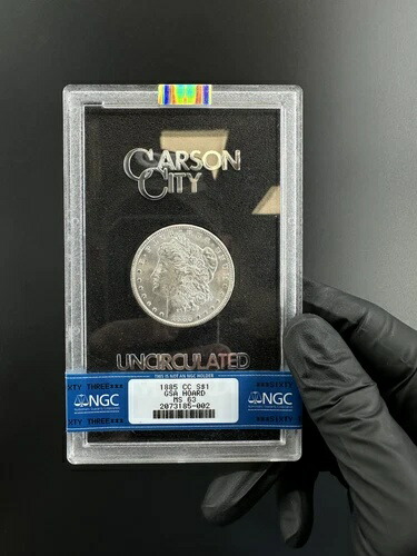 1885-CC モルガン銀貨 GSA ホード NGC MS63 カーソンシティ造幣局 397,485円