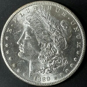 1889-S 1ドルモルガン・ダラー - 未流通 - 写真をご覧ください