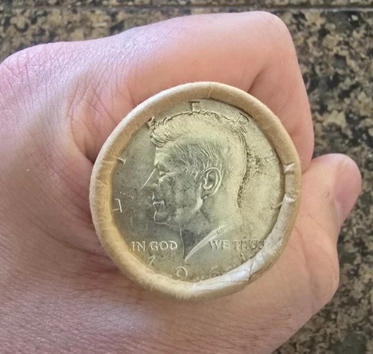 1964 OBW $20 ケネディ ハーフ ダラー ロール バンク ロール 未開封!
