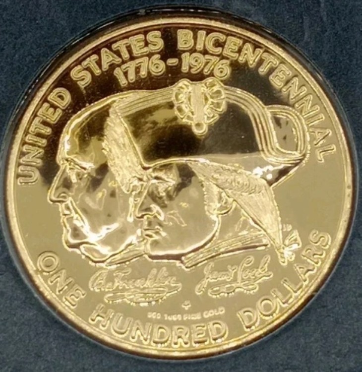 クック諸島 1976年 金貨プルーフ 100ドル フランクリンミント ブリリアント アンクル スペシメン 397,485円