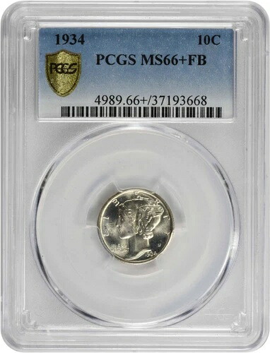 1931-D マーキュリーシルバーダイム MS66FB PCGS