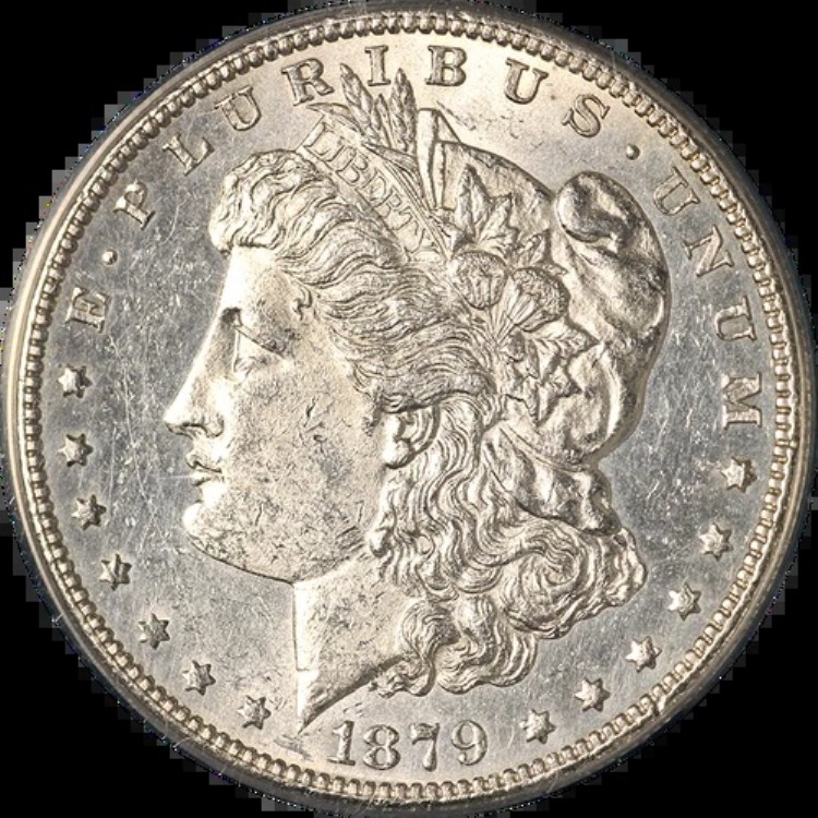 1879-S Rev 78 モルガン銀貨 ANACS MS62 ブラストホワイト グレートアイアピール