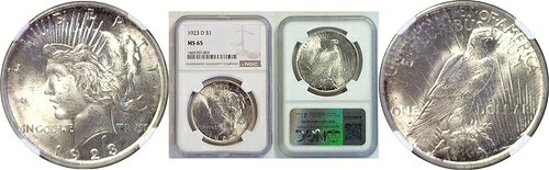 1923-D 平和ドル - NGC MS-65｜WORLD RESOURCE【KING店】