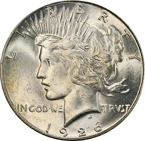 1926-S MS65 平和ドル、PCGS 48809276｜WORLD RESOURCE【KING店】