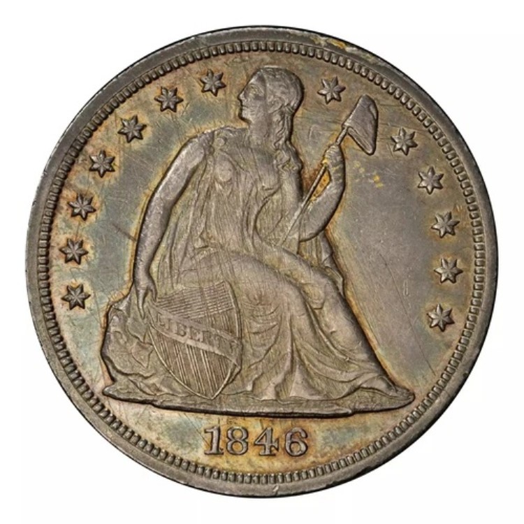 1846年 着席型リバティドル 未使用品