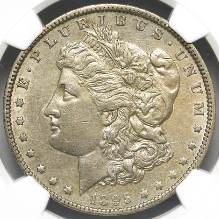 1895 O モルガン・ダラー NGC AU 詳細