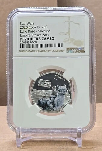 2020年 COOK IS 25セント スターウォーズ 40周年 ESB - エコーベース - NGC PF70 UC - コイン
