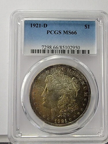 1921 D $1 PCGS MS66 85102950