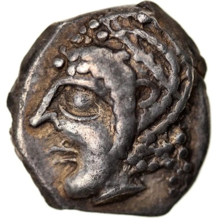 [#895738] オボル、紀元前 475 ～ 450 年、マルセイユ、シルバー、オーストラリア、フジェール-Py:OBM-1、c