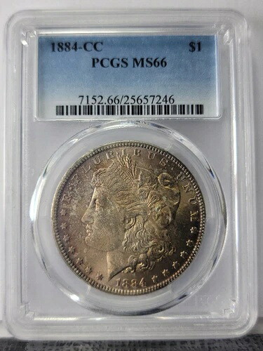 1884 CC $1 PCGS MS66 25657246