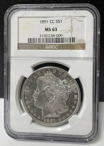 1891年-CC モルガン・ダラー NGC MS63|WORLD RESOURCE【KING店】