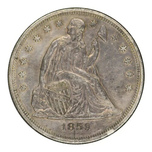 1859-O 着席型リバティドル 未使用品