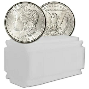 1889年米国モルガン銀貨 1ドル - BU - 20枚ロール