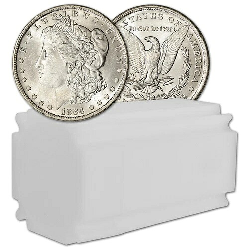1884 O 米国モルガン銀貨 1ドル - BU - 20枚ロール