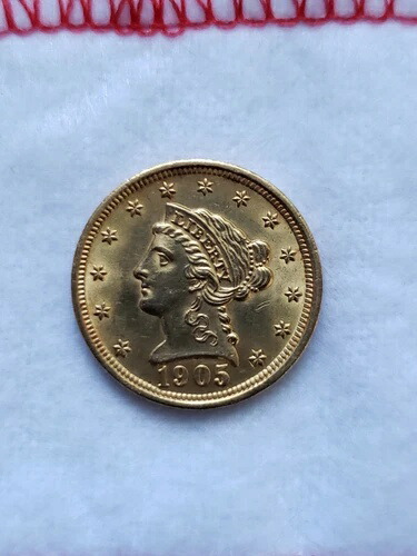 1905年 2.5ドル リバティヘッド金貨 / クォーターイーグルドル