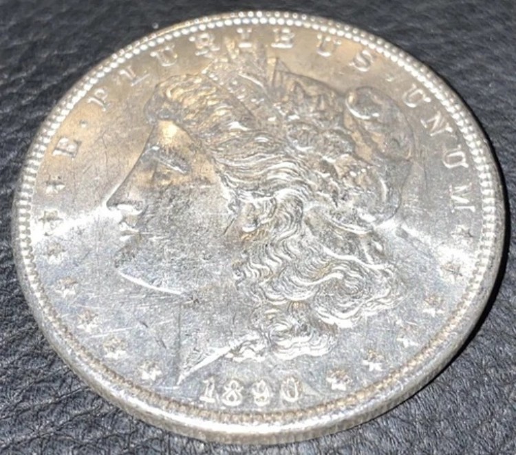 ??1890年 P モルガン ドル??BU??ブラストホワイト??超絶美品??必見コイン??SC112