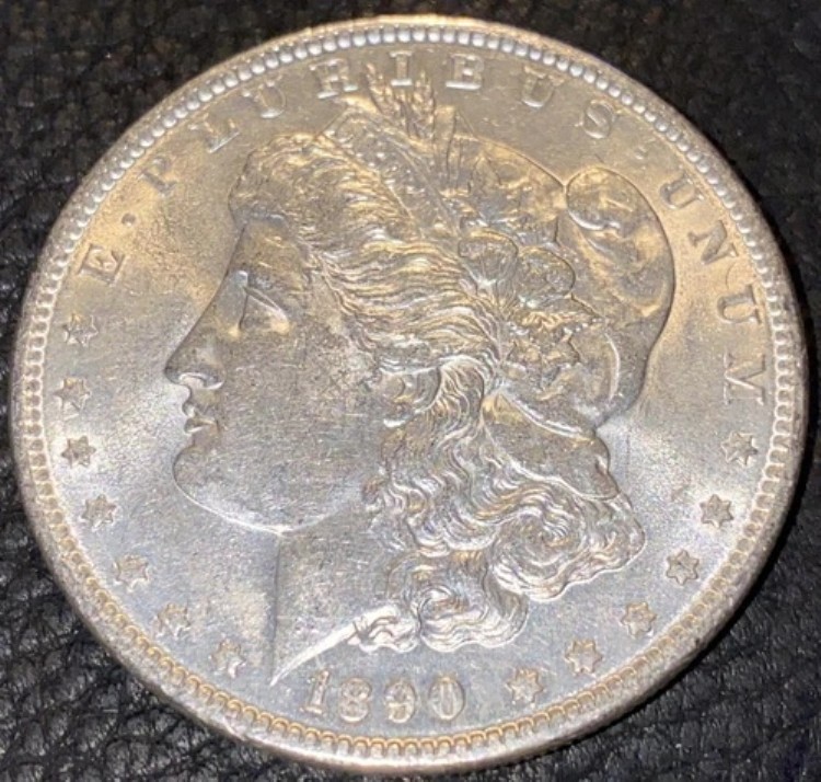 ??1890 P モルガン ドル??MSBU??ブラストホワイト??超絶品??必見コイン S114