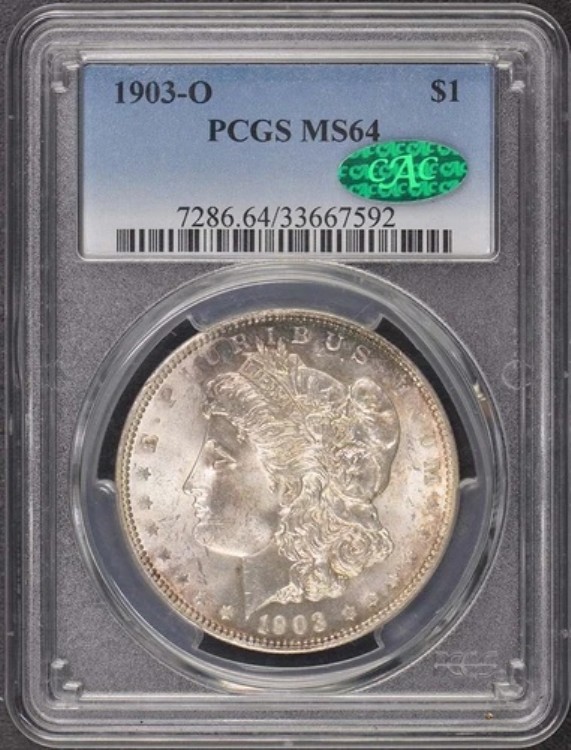 1903-O 1ドル モルガン・ダラー PCGS MS64 (CAC)|WORLD RESOURCE【KING店】