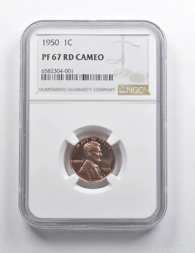 PF67 RD CAM 1950 リンカーン・ウィート・セント NGC *7426|WORLD RESOURCE【KING店】