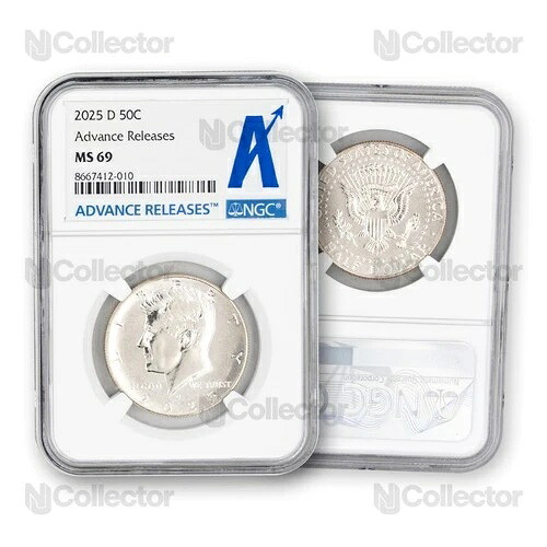2025 D ケネディ NGC MS69 69 ハーフダラー - 先行発売 - 最高品質｜WORLD RESOURCE【KING店】