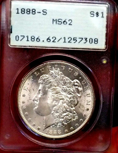 モーガン シルバードル 1888 S PCGS オールドラトラーモンスター アンダーグレード サテン WOW コイン｜WORLD RESOURCE【KING店】 415,305円