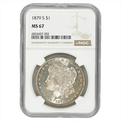 1879S モルガン銀貨 $1 NGC MS 67|WORLD RESOURCE【KING店】