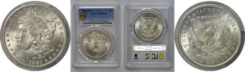 1880年-CC モルガン・ダラー PCGS MS-64+
