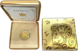 2003年 カナダ 150ドル金貨 旧暦 羊年 ホログラムコイン 箱＆保証書