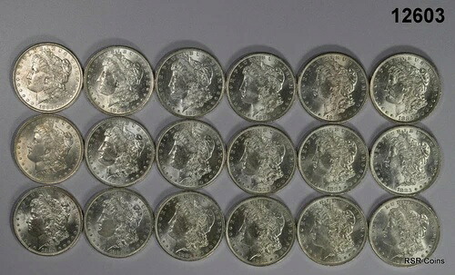 1883年 O モルガン 90% シルバー ドル 18 コインロール チョイス BU 派手な新品！#12603｜WORLD RESOURCE【KING店】