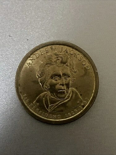 2008年 P アンドリュー・ジャクソン大統領 1ドル硬貨｜WORLD RESOURCE【KING店】