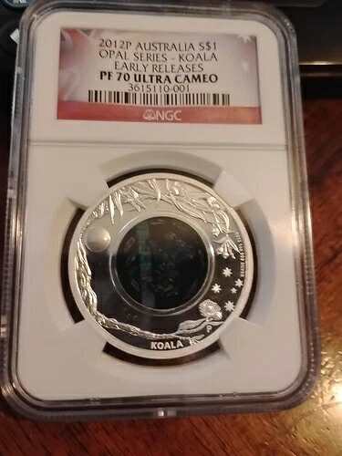 2012-P $1 NGC PF70 UCAM オーストラリアオパールシリーズ KOALA 1オンス 1オンス シルバー PR70｜WORLD RESOURCE【KING店】