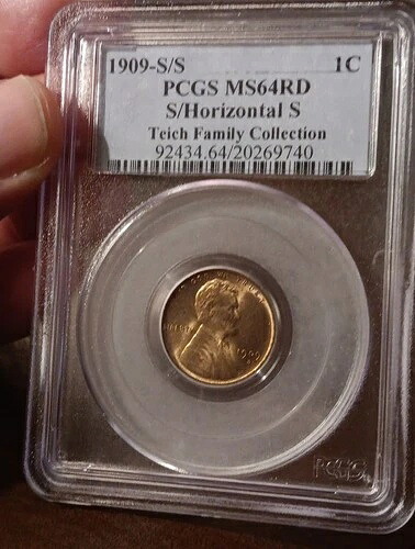 ??1909年製 S/S 横長 S レッド MS 64 PCGS テイク家コレクション｜WORLD RESOURCE【KING店】