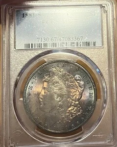 1881-S PCGS MS67 モルガン銀貨