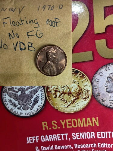 1970 年 D ペニー フローティング ルーフ、FG なし、VDB なし、未認定ですが未サーキュレーション...｜WORLD RESOURCE【KING店】