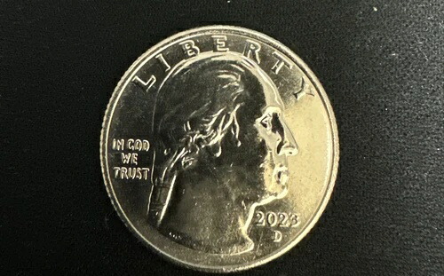 ERROR - 2023 P - ジョビタ・イダール クォーターエラーコインミント「IN COD WE TRUST」レアS｜WORLD RESOURCE【KING店】