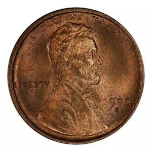 1909-S リンカーン小麦セント PCGS MS-65 RB CAC