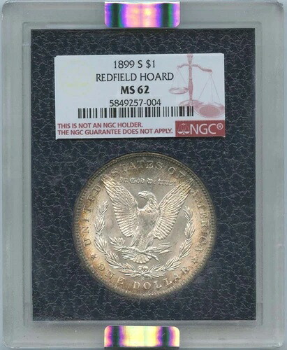 1899-S 1ドル モルガン・ダラー レッドフィールド・ホード NGC MS62｜WORLD RESOURCE【KING店】 445,500円