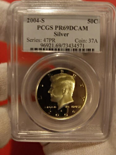 2004-S PCGS PR69DCAM シルバー ケネディ ハーフダラー シリーズ: 47PR コイン: 37A｜WORLD RESOURCE【KING店】
