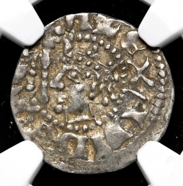 スコットランド、アレクサンダー3世（1249-1286年）。エディンバラ造幣局発行の希少な初代貨幣、NGC AU55