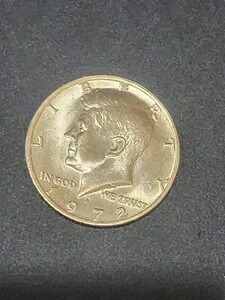 1972-d ケネディ ハーフ ダラー「Fg なし」エラー 1,001,000円