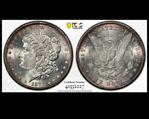 ??1878 CC PCGS MS64 GEN PQ モルガン シルバー ドル アルバムトーン付き??