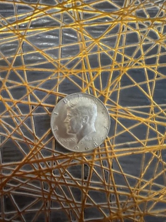1968年ハーフドル硬貨