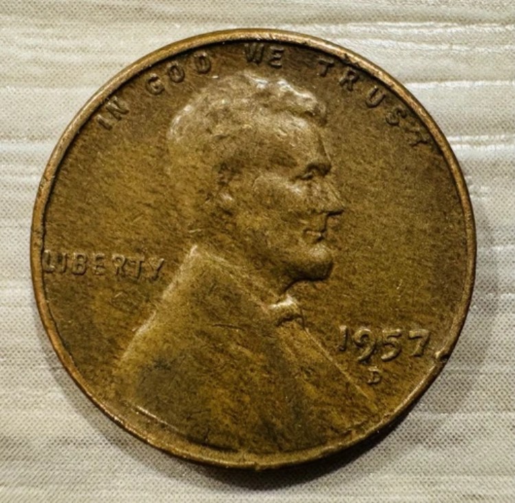 モネダ 1 センタボ ドル エスタドス ユニドス デ アメリカ 1957、ペソ 3,2 グラモス