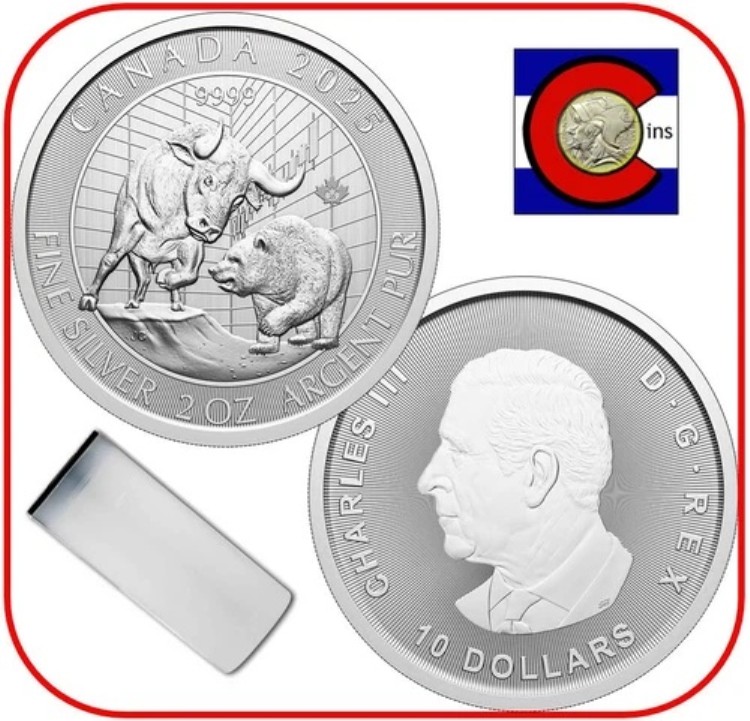 2025年カナダブル&ベア 2オンス 0.9999 BU シルバー - 14枚入り|WORLD RESOURCE【KING店】