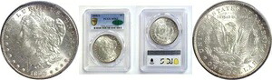 1898-S 1ドル モルガン・ダラー PCGS MS-63 CAC